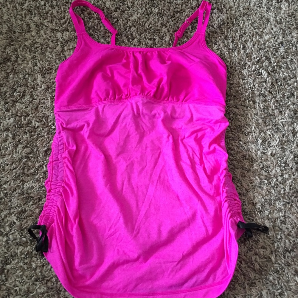 Lululemon hot pink tank